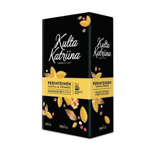 Kulta Katriina Kahvi perinteinen suodatinjauhatus vaalea paahto 500g, hinta 11,50€