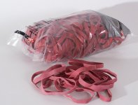 Kumilenkki Scriva leveä 80 mm punainen 1 kg