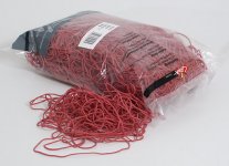 Kumilenkki Scriva ohut 100 mm punainen 1 kg