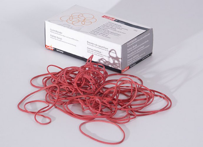 Kumilenkki Scriva ohut 50 mm punainen 100 g, hinta 0,94€