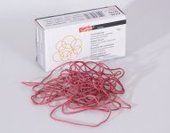 Kumilenkki Scriva ohut 70 mm punainen 100 g