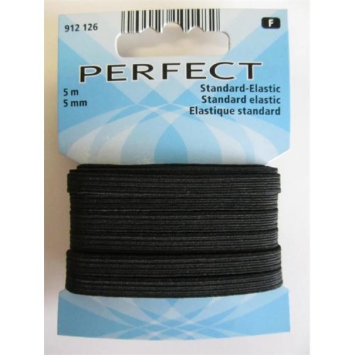 Kuminauha 5mm x 5m musta, hinta 2,28€