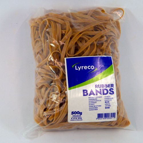 Kuminauha kumilenkki Lyreco leveä 150 x 5 mm 500g pussi edullinen hinta