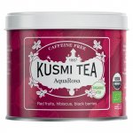Kusmi Tea luomu aquarosa irtotee 100g metallisella pakkauksella
