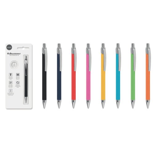 Kuulakärkikynä Ballograf rondo medium sininen blister, hinta 11,59€