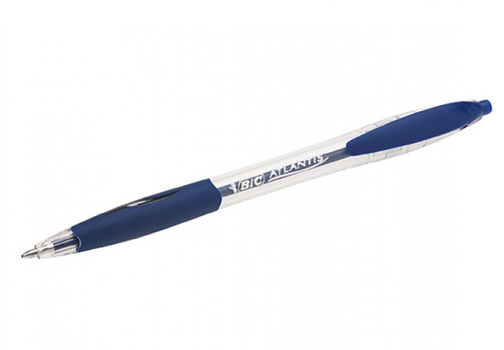 Kuulakärkikynä Bic Atlantis sininen arkistokelpoinen, hinta 1,35€