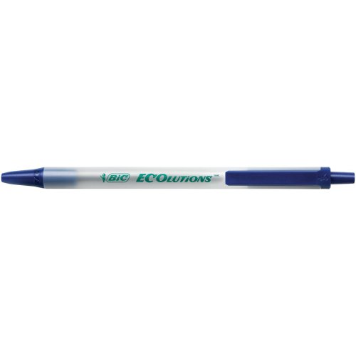 Kuulakärkikynä Bic ecolutions clic stic mekanismilla 0,32mm sininen, hinta 0,87€