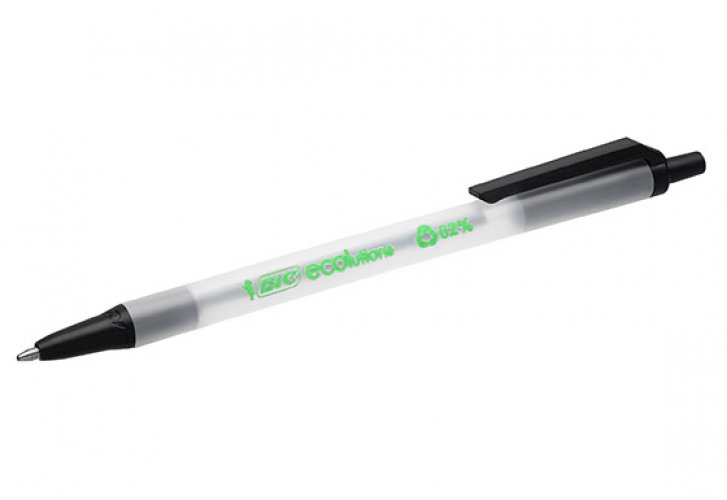 Kuulakärkikynä Bic Ecolutions Clic Stick musta arkistokelp, hinta 0,83€