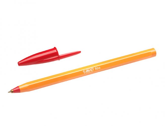 Kuulakärkikynä Bic Orange fine punainen arkistokelpoinen, hinta 0,37€