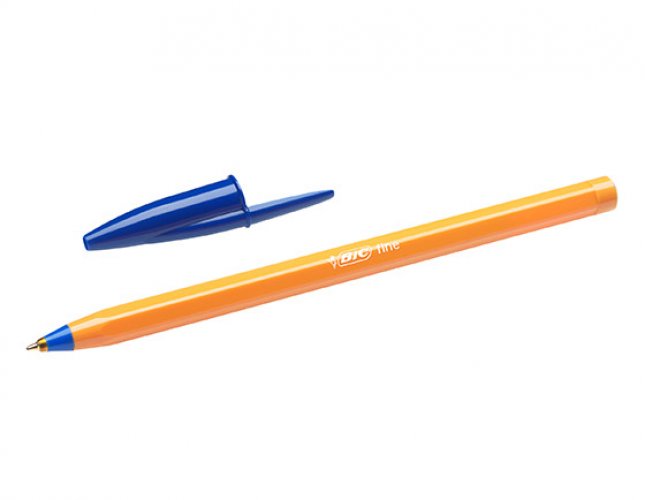 Kuulakärkikynä Bic Orange Fine sininen arkistokelpoinen, hinta 0,37€