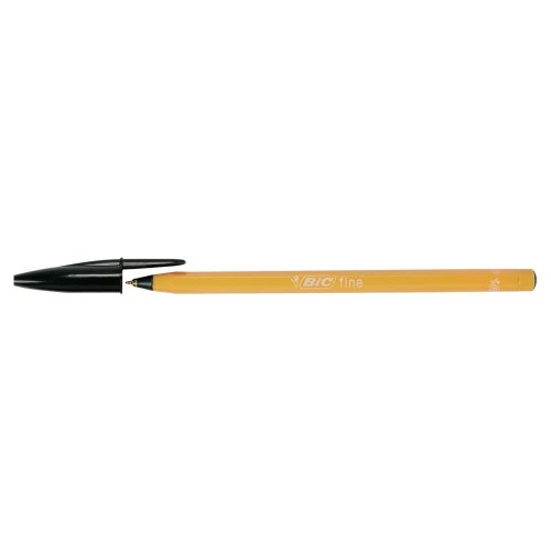 Kuulakärkikynä Bic orange korkilla 0,30mm musta, hinta 0,40€