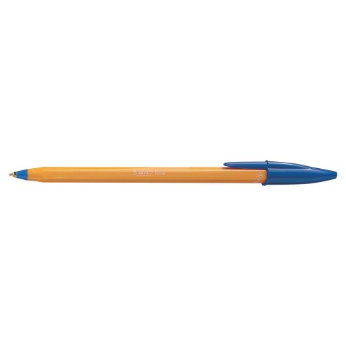 Kuulakärkikynä Bic orange korkilla 0,30mm sininen, hinta 0,69€