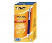 Kuulakärkikynä Bic Rondo värilajitelma arkistokelp 12 kpl
