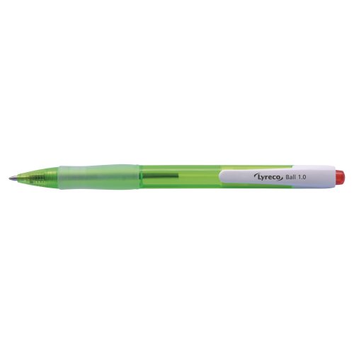 Kuulakärkikynä Lyreco recycled mekanismilla, 0,5mm punainen, hinta 1,78€