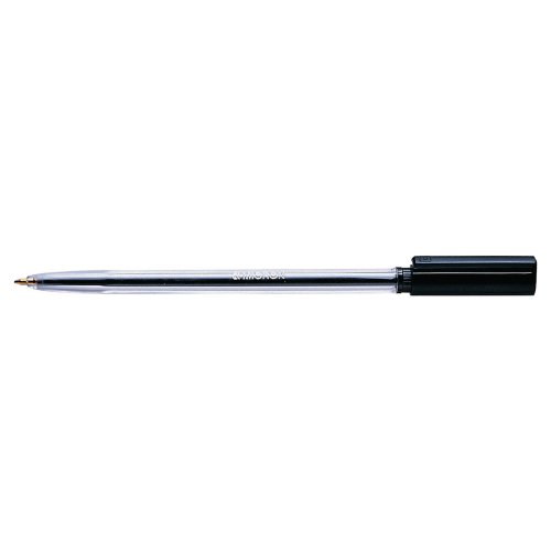 Kuulakärkikynä Micron korkilla 0,7mm musta, hinta 0,12€