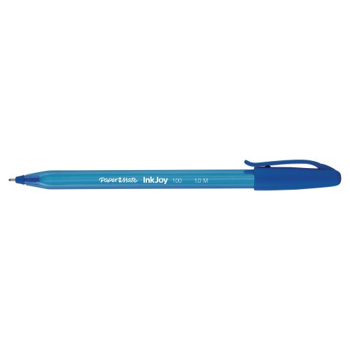 Kuulakärkikynä Papermate inkjoy 100 korkilla 0,7mm sininen, hinta 0,54€