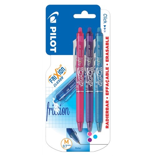 Kuulakärkikynä Pilot Frixion Clicker Fun Colours 0, hinta 7,91€