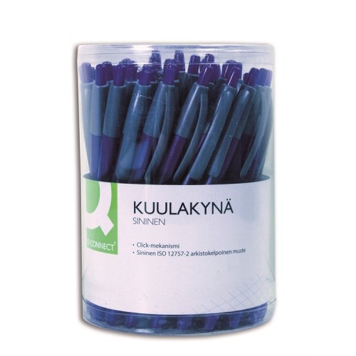 Kuulakärkikynä Q-CONNECT sininen arkistokelpoinen/50, hinta 9,81€