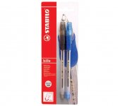 Kuulakärkikynä Stabilo Bille sininen + musta