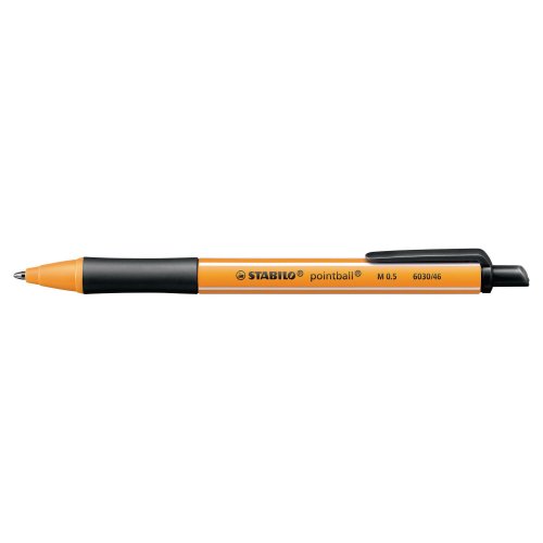 Kuulakynä Stabilo pointball mekanismilla 0,5 mm musta, hinta 2,98€