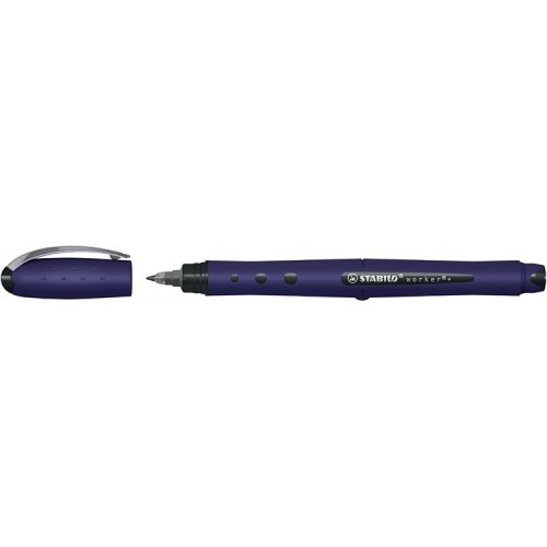 Kuulamustekynä STABILO worker+ Wildflower sininen, hinta 5,44€