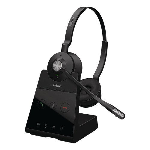 Kuulokemikrofoni Jabra engage 65 stereo dect langaton, lataustelakalla, hinta 414,36€