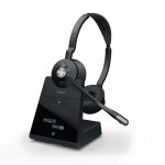 Kuulokemikrofoni Jabra engage 75 stereo dect langaton, lataustelakalla