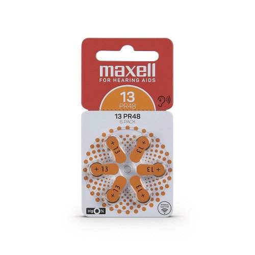Kuulokojeparisto Maxell13 pr48 1.45v 6kpl, hinta 2,61€
