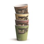 Kuumakuppi Huhtamäki Bioware 250 ml värilajitelma 80 kpl