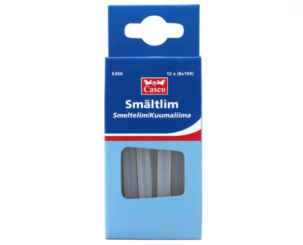 Kuumaliimapuikko Casco HotMelt 7,2 x 100 mm /12, hinta 2,89€