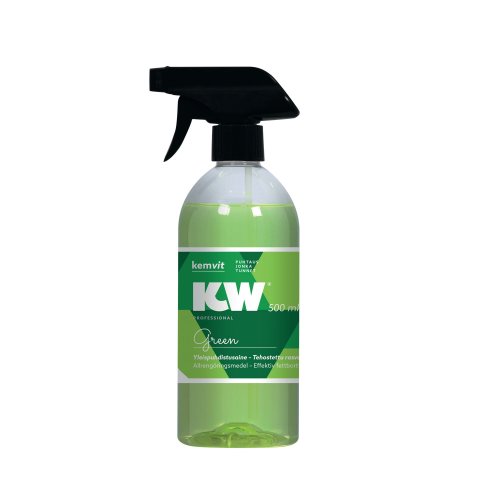 Rasvanpoistoaine Kw green yleispuhdistus- ja 500ml, hinta 4,09€