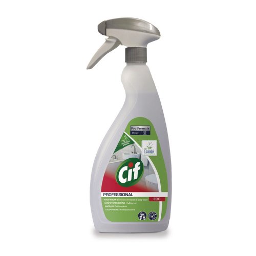 Kylpyhuonespray Cif professional eco 2in1 750ml, hinta 3,47€
