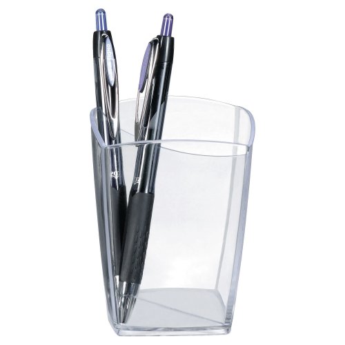 Kynäpurkki Lyreco 74x74x95mm kirkas, hinta 3,39€