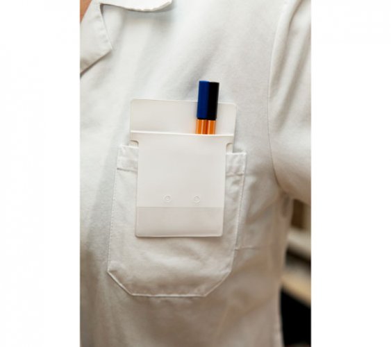 Kynätasku PVC valkoinen, hinta 0,94€