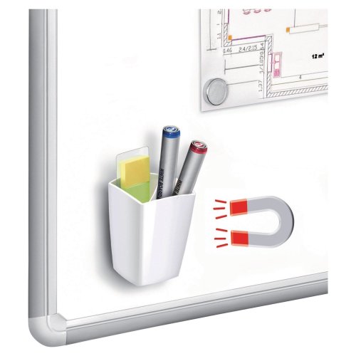 Kynäteline Cep valkotauluun magneettinen valkoinen, hinta 9,08€