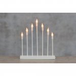 Kynttelikkö Finnlumor linda 7-haarainen valkoinen