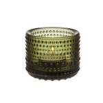 Iittala Kastehelmi kynttilälyhty 64mm sammaleen vihreä 6kpl