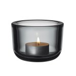 Kynttilälyhty Iittala valkea 60mm harmaa 6kpl