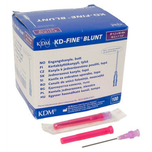 Lääkkeenottoneula KD-Fine 18G x 2 (1, hinta 24,10€