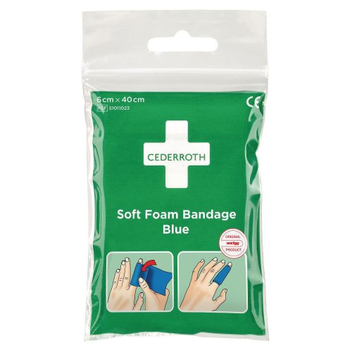 Laastari Cederroth 51011023 soft taskupakkaus 6cm x 40cm sininen, hinta 1,14€