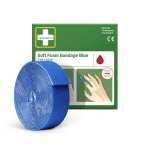 Laastari Cederroth Soft Foam sininen 3 cm x 4,5m