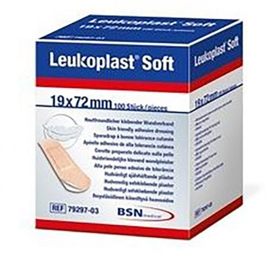 Laastari Leukoplast Soft White 19 x 72 mm 100 kpl, hinta 9,87€