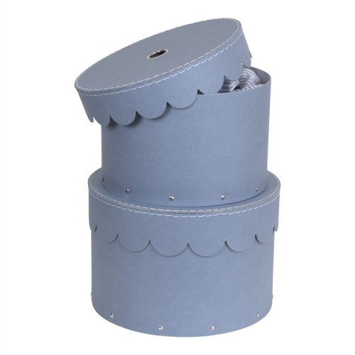 Laatikko Bigso Wilma pyöreä 2 kpl Dusty Blue, hinta 9,69€