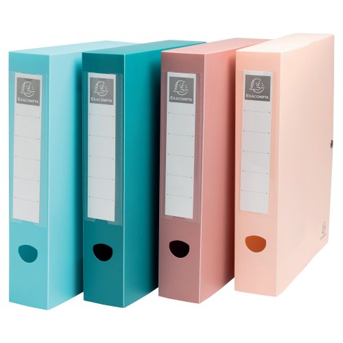 Laatikkokansio Exacompta 60mm värilajitelma 8kpl, hinta 52,42€