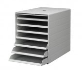 Laatikosto Durable Idealbox Plus 7-osainen vaaleanharmaa