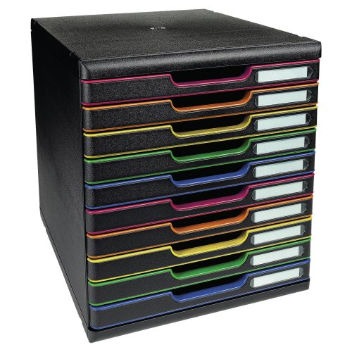 Laatikosto Exacompta harlequin 10-osainen, hinta 146,34€