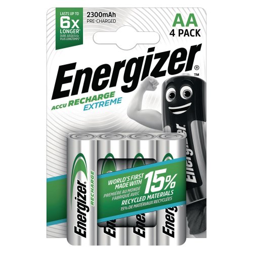 Paristot Energizer extreme ladattavat aa hr6 4kpl, hinta 13,31€