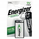 9v Paristo Energizer power plus ladattava hr22