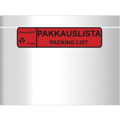 Lähetyslistapussi c6 painettu 1000kpl, hinta 34,80€