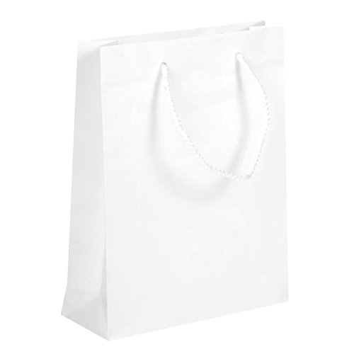 Lahjakassi puuvillanaruilla 320x130x400mm valkoinen, hinta 2,76€